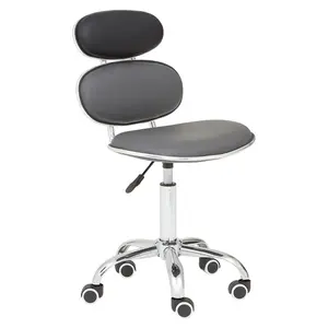 Maison by Premier Black PU Home Office Chair