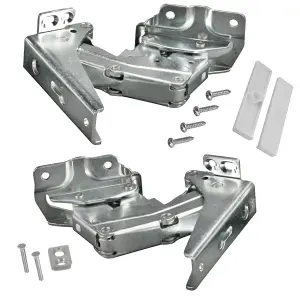 SPARES2GO Integrated Door Hinge Pair compatible with Whirlpool Fridge Freezer 3362 3363 5.0 41,5