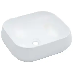 Berkfield Wash Basin 44.5x39.5x14.5 cm Ceramic White