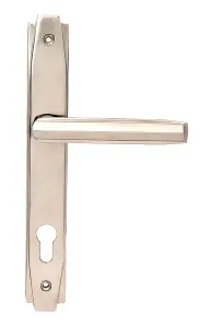 Polished Nickel Art Deco Slimline Lever Espag. Lock Set