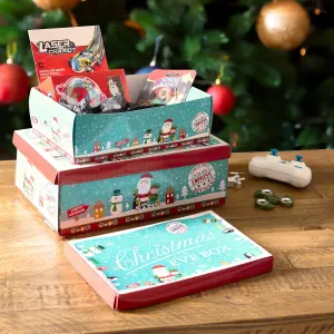 Delightful Blue Christmas Character Eve Box for Kids - Available in Multiple Sizes