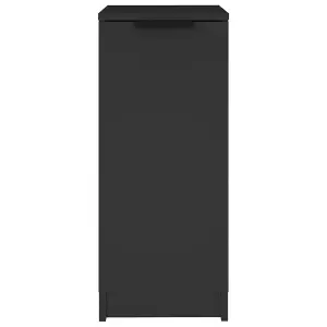 Shoe Cabinet Black 30x35x70 cm Engineered Wood