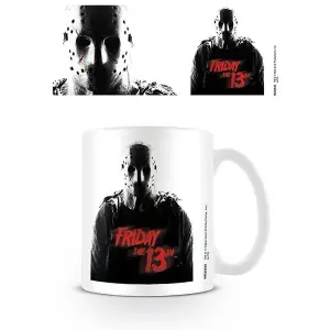 Friday The 13th Jason Voorhees Mug White/Black/Red (One Size)