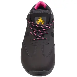 Amblers Ladies Black Safety trainers, Size 7