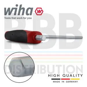 Wiha L Key With T Handle Hex Driver Set Comfort Grip Metric 2.5mm 8mm 26247