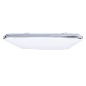 Milagro Palermo 53CM Modern White LED Ceiling Lamp 72W(300W) Included Remote With Adjustable Brightness And Colour Temperature