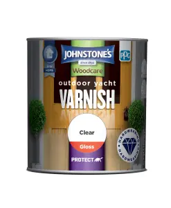 Johnstone's Outdoor Clear Yacht Varnish Gloss - 250ml