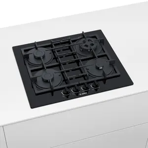 Bosch PNP6B6B90  59cm Gas Hob - Black glass