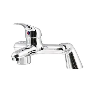 V Series Lever Handle Bath Filler Mixer Tap Chrome Mixer Taps Modern Bathroom