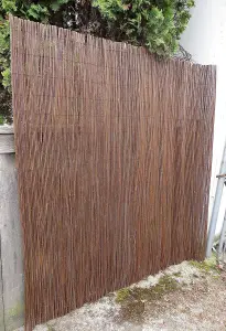 Garden Willow Cane Screening Screen Roll 1.2m x 4m Long Panel Outdoor Fence