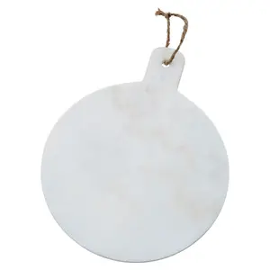 Maison by Premier Round Marble Paddle Chopping Board