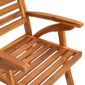 Berkfield Garden Chairs 8 pcs Solid Acacia Wood