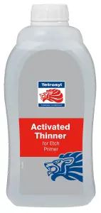 Tetrosyl Activated Thinner For Etch Primer 1L Excellent Coverage Perfect Finish