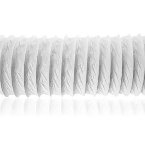 SPARES2GO Extra Long Universal Condenser Vent Hose Pipe for All Makes and Models of Vented Tumble Dryer (6m / 4")