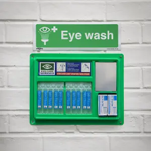 Sealey Safe Conditions Safety Sign Eye Wash Self-Adhesive Vinyl x10 SS58V10