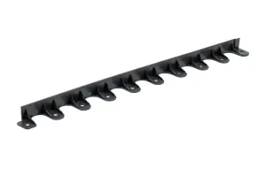 Nicoman 1m Flexi Landscape Black Plastic Invisible Lawn Edging Garden Border - Pack of  14 + 56 Pegs