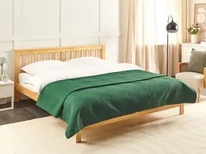 Bedspread NAPE 220 x 240 cm Dark Green