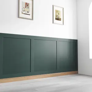 Wall Panelling Kit Shaker Style 3D Wall Panel Paintable MDF Wood