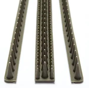 Fence Spikes Cat Deterrent Anti Climb Black Pack Of 8 Strips