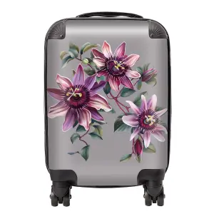 Purple Passion Flowers Suitcase - Small