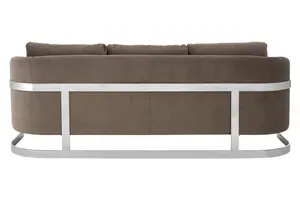 Interiors by Premier Freda 3 Seat Grey Sofa