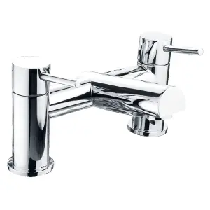 Polished Chrome Round Lever Bath Filler Tap