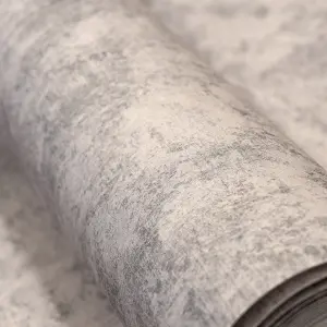 Galerie Julie Feels Home Beige Shimmery Plain Texture Wallpaper Roll