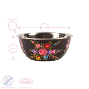 BillyCan - Picnic Bowl Set - Carbon Pansy - 3pc