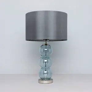 Inlight Remo Round Polished Chrome effect Table lamp