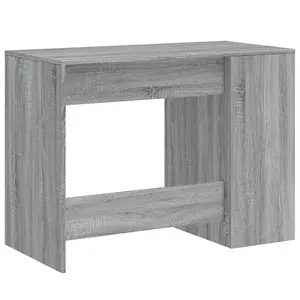 Berkfield Desk Grey Sonoma 102x50x75 cm Engineered Wood