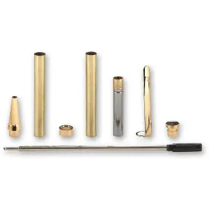 Artisan Twist Pen Kit - 10kt Gold (A Logo)