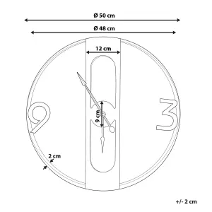 Wall Clock MULHOUSE Light Wood