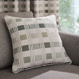 Catherine Lansfield Wilson Check 45x45 cm Cushion Green