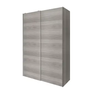 GoodHome Atomia Freestanding Grey oak effect Particle board Wardrobe (H)2250mm (W)1500mm (D)655mm