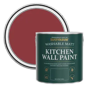 Rust-Oleum Empire Red Matt Kitchen Wall Paint 2.5l