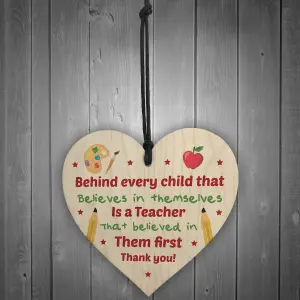 Thank You Teacher Gift Plaque Keepsake Leaving NURSERY School Gift Friendship Gift