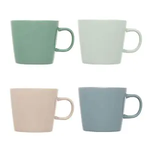 Siip Set of 4 Cool Stoneware Mugs