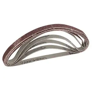 QTY 5 10mm x 330mm 120 Grit Sanding Belts For Belt Sanders