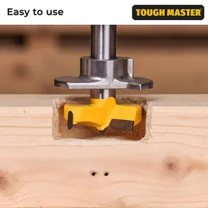 TOUGH MASTER Forstner Router Bit Set 5 piece 15, 20, 25, 30, 35mm, 8-10mm hex shank (TM-RBF5S)