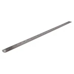 24" / 600mm Stainless Steel Ruler Imperial Metric Markings Measuring Measure