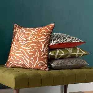 Wylder Nympha Abstract Spotted Piped Polyester Filled Cushion