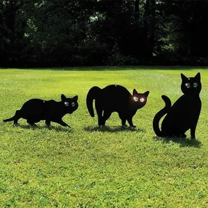 3x Cat Shaped Bird Deterrents Pest Control