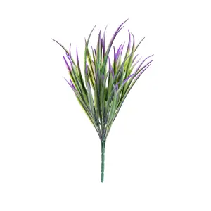 Best Artificial 38cm Grass Spray (Purple)