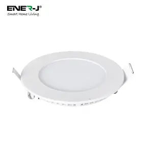 6W Recessed Round LED Mini Panel Downlight, 120mm Diameter, 105mm Hole Size, 20000 Hours Long life