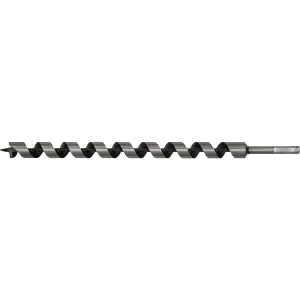 25mm x 460mm Premium Hardened Auger Drill Bit with Hex Shank for Woodworking Projects