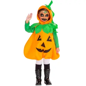 Kid's Pumpkin Costume - orange 140 (10-12y)