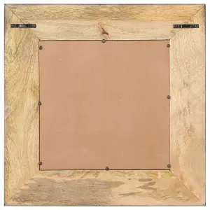 Berkfield Mirror 50x50 cm Solid Mango Wood