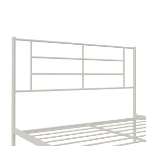 Jensen Metal Bed White, Double