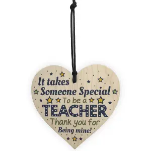 Red Ocean Special Teacher Gifts Teacher Thank You Gifts Handmade Wooden Heart Sign Leaving School Nursery Present