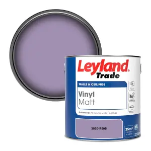 Leyland Trade Vinyl Matt Walls & Ceilings Emulsion Paint (3030-R50B) 2.5L